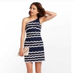 Lily Pulitzer Tylar Dress and white blazer